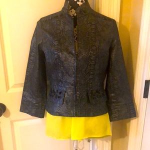 E39 Fashion animal print Jacket